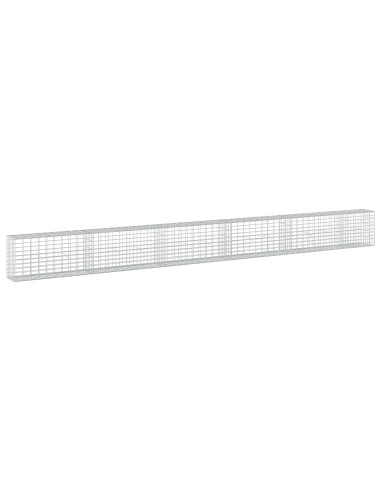 Gabione con Filo da 3,5 mm e Rete da 5x10 cm 550x30x50 cm