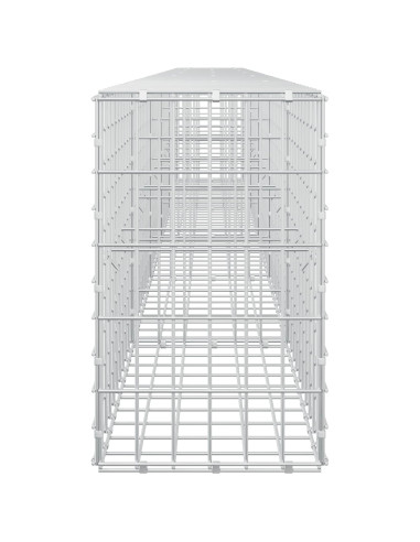 Gabione con Filo da 3,5 mm e Rete da 5x10 cm 550x30x50 cm