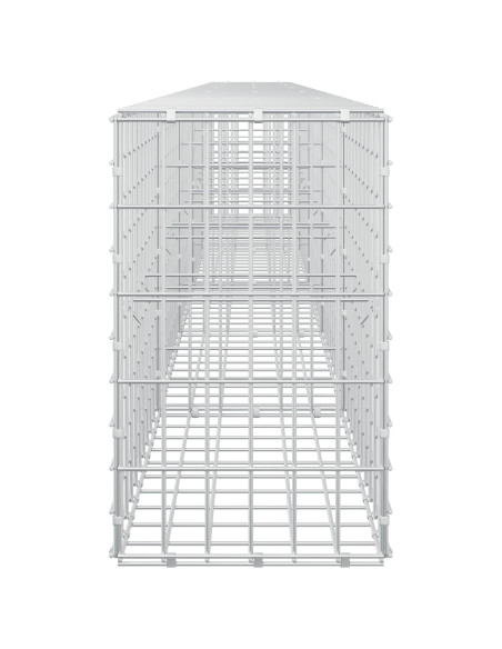 Gabione con Filo da 3,5 mm e Rete da 5x10 cm 550x30x50 cm