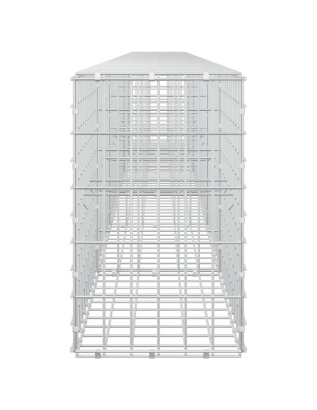 Gabione con Filo da 3,5 mm e Rete da 5x10 cm 600x30x50 cm