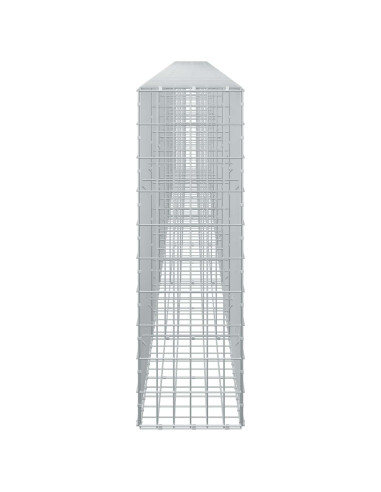 Gabione con Filo da 3,5 mm e Rete da 5x10 cm 700x30x100 cm