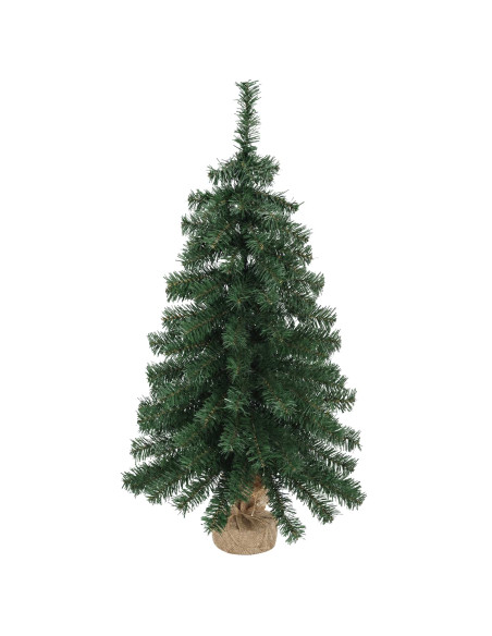 Set mini alberi di Natale 90 cm PVC Verde