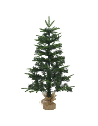 Set mini alberi di Natale 90 cm PVC e PE Verde