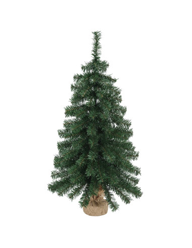 Set mini alberi di Natale 60 cm PVC Verde