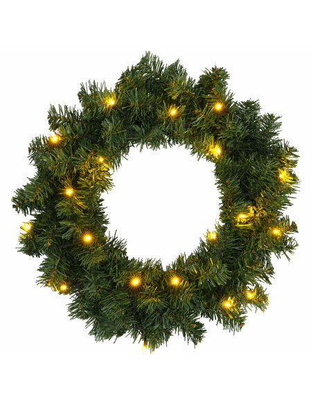 Set mini alberi di Natale 120 cm 275 LED Bianco caldo PVC Verde