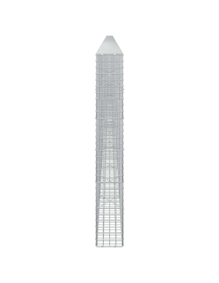 Gabione con filo da 5 mm e rete da 5x5 cm 1150x20x150 cm