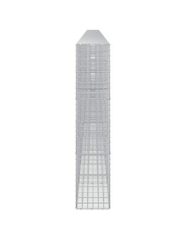 Gabione con filo da 5 mm e rete da 5x5 cm 1150x30x150 cm