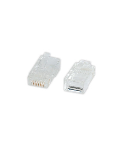 PLUG RJ45 UTP PER RETE CAT.5E TRANS CONF. 10PCS ADJ