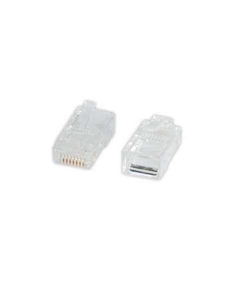 PLUG RJ45 UTP PER RETE CAT.5E TRANS CONF. 10PCS ADJ