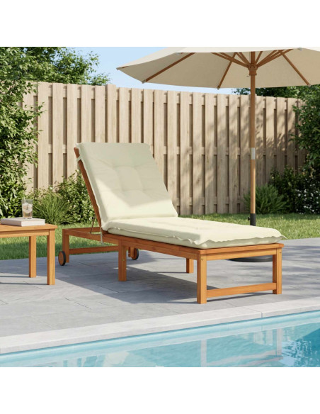 Cuscino per Lettino GEMERT 100% Poliestere Crema