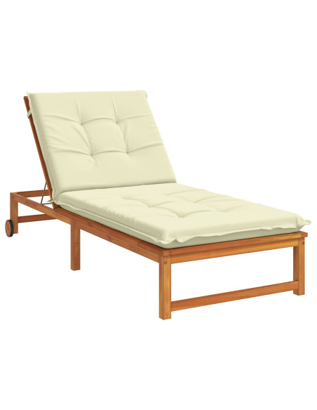 Cuscino per Lettino GEMERT 100% Poliestere Crema