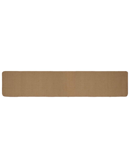 Tappeto da Area Marrone Chiaro 60 x 400 cm Juta