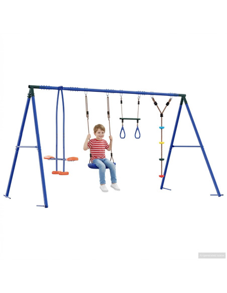 Set di Altalene per Esterni Multicolore 330 x 185 x 185 cm