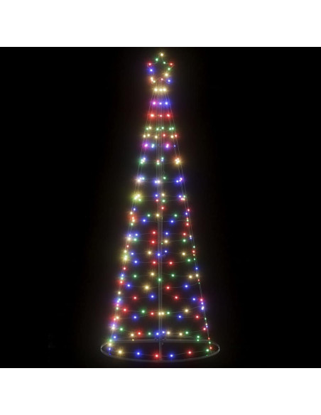 Albero di Natale a LED 200 LED Colorato 180 cm