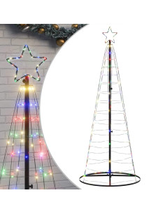 Albero di Natale a LED 200 LED Colorato 180 cm 2