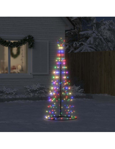 Albero di Natale a LED 200 LED Colorato 180 cm