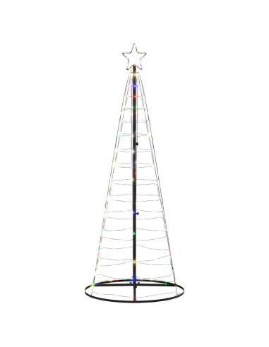 Albero di Natale a LED 200 LED Colorato 180 cm