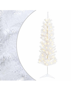 Albero di Natale Artificiale Sottile 150 cm 150 LED 2