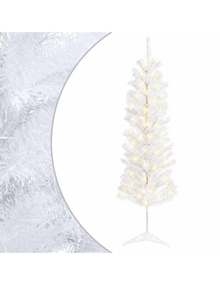 Albero di Natale Artificiale Sottile 150 cm 150 LED