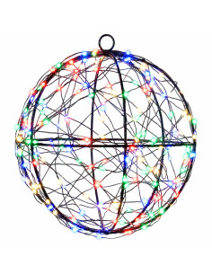 Luce a punta di Natale 200 LED Multicolore Ø 20 x 22 cm 2