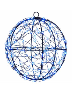 Luce a punta di Natale 200 LED Blu Ø 20 x 22 cm 2