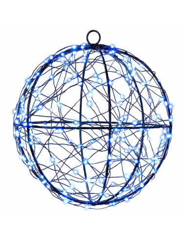 Luce a punta di Natale 200 LED Blu Ø 20 x 22 cm