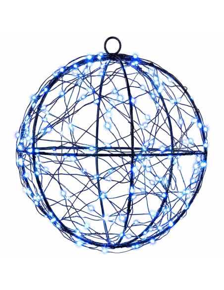 Luce a punta di Natale 200 LED Blu Ø 20 x 22 cm