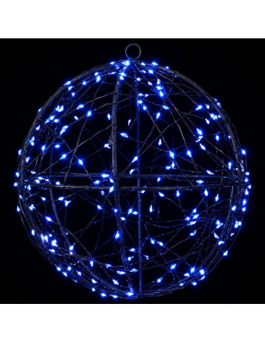 Luce a punta di Natale 200 LED Blu Ø 20 x 22 cm