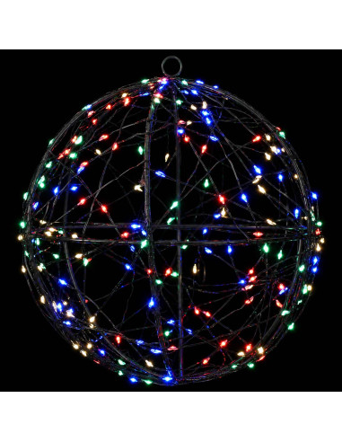 Luce a punta di Natale 2 pz 400 LED Multicolore Ø 20 x 22 cm