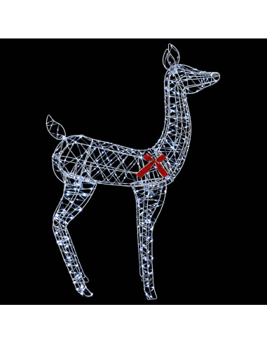 Renna di Natale 3D LOVIISA 285 LED Bianco freddo