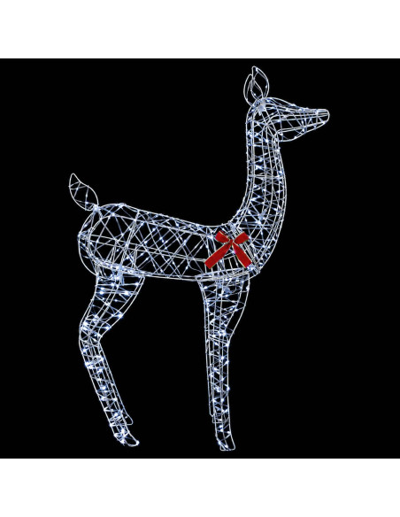 Renna di Natale 3D LOVIISA 285 LED Bianco freddo