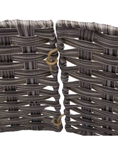 Collare per Albero di Natale Rotondo Grigio Ø 90 x 28 cm