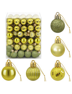 Set di Palline di Natale 150 pz Verde chiaro 3 cm Polistirolo