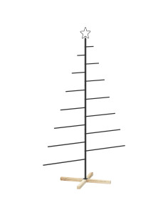 Albero di Natale in metallo con supporto KUOPIO 180 cm Acciaio 2