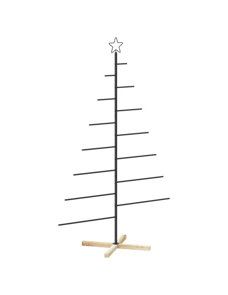 Albero di Natale in metallo con supporto KUOPIO 180 cm Acciaio