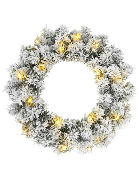 Albero di Natale Mini 60 cm 100 LED Bianco caldo PVC Bianco