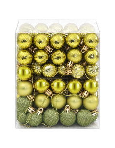 Set di Palline di Natale 150 pz Verde chiaro 3 cm Polistirolo 2