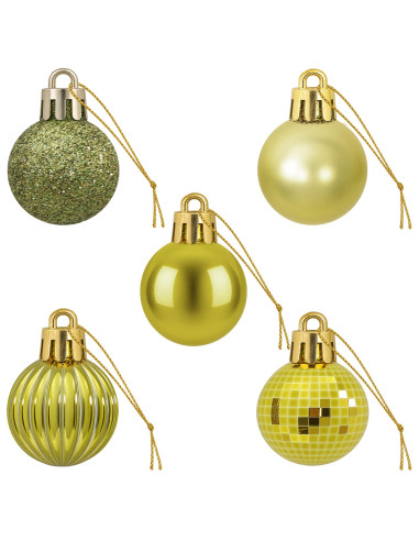 Set di Palline di Natale 150 pz Verde chiaro 3 cm Polistirolo
