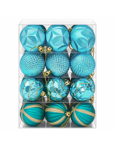 Set di Palline di Natale 36 pz Verde 6 cm Polistirolo