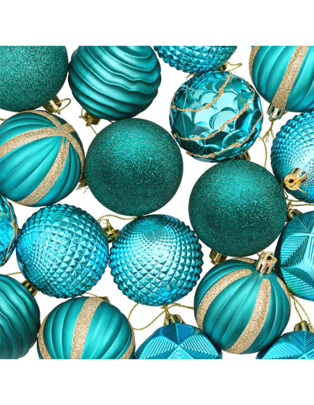 Set di Palline di Natale 36 pz Verde 6 cm Polistirolo