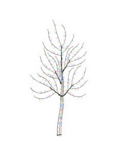Albero di Natale da parete a LED 180 cm 200 LED Multicolore 2