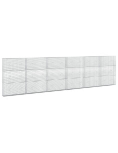 Gabione con filo da 3,5 mm e rete da 5x2,5 cm 600x20x150 cm 2