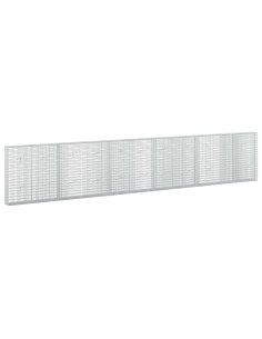 Gabione con filo da 3,5 mm e rete da 5x2,5 cm 550x20x100 cm 2