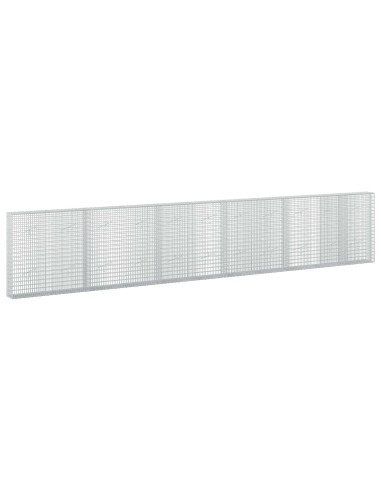 Gabione con filo da 3,5 mm e rete da 5x2,5 cm 550x20x100 cm