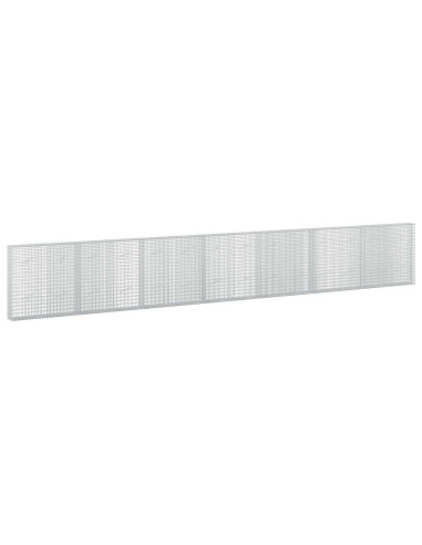 Gabione con filo da 3,5 mm e rete da 5x2,5 cm 700x20x100 cm