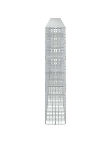 Gabione con filo da 5 mm e rete da 5x5 cm 700x30x150 cm