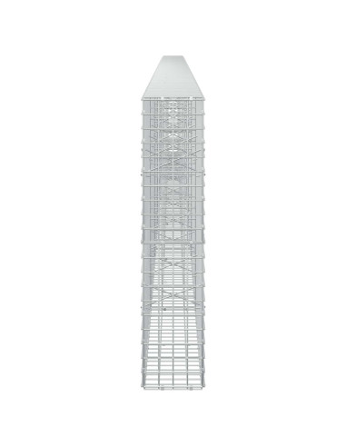 Gabione con filo da 5 mm e rete da 5x5 cm 700x20x100 cm