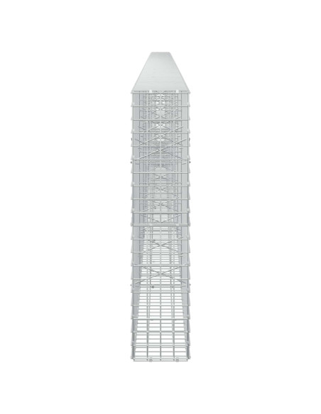 Gabione con filo da 5 mm e rete da 5x5 cm 700x20x100 cm