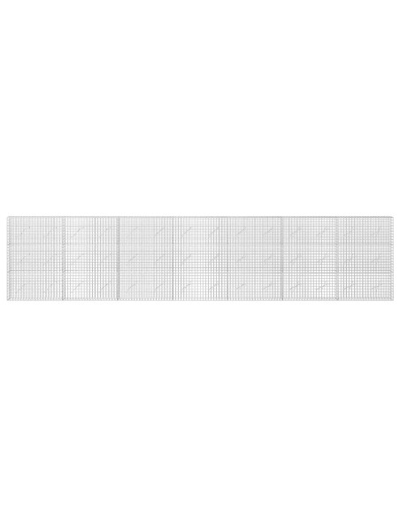 Gabione con filo da 5 mm e rete da 5x5 cm 700x10x150 cm