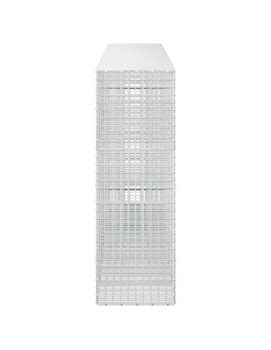 Gabione con filo da 5 mm e rete da 5x5 cm 650x50x150 cm